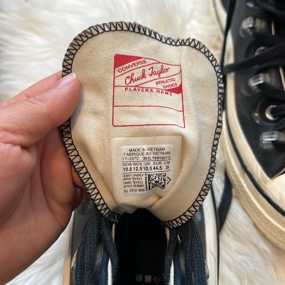 Converse  Chuck Taylor All Star 70 x Kim Jones Black/Egret 2021 - Picture 5 of 12